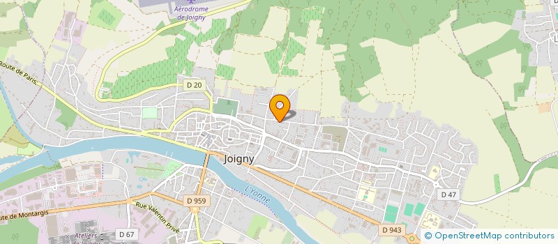 localisation de l'entreprise 389 215 641   JOIGNY