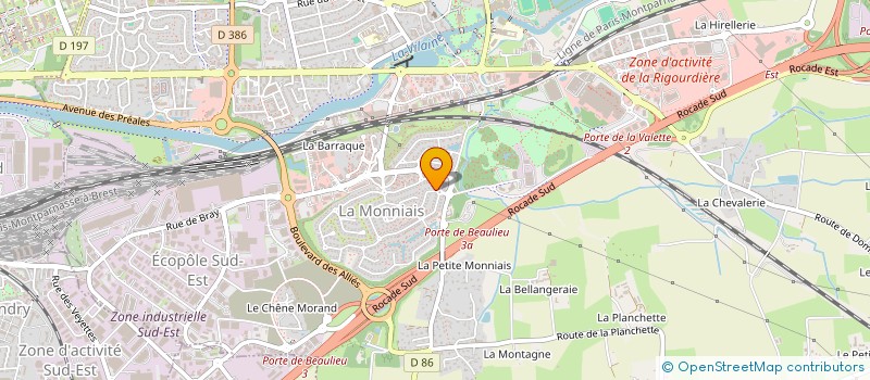 localisation de l'entreprise 389 263 377   SAINT-SULPICE-LA-FORET