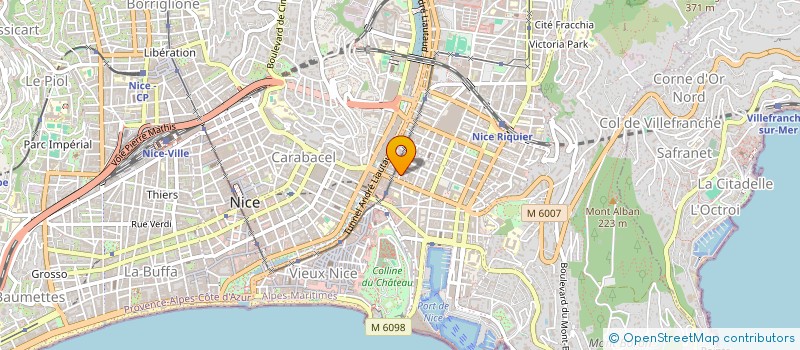 localisation de l'entreprise 389 410 705 à NICE