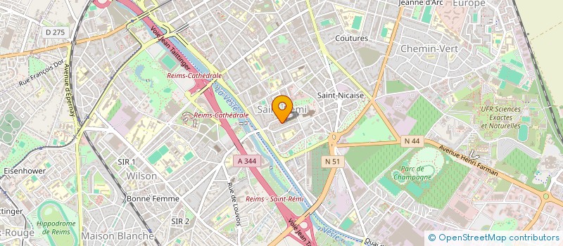 localisation de l'entreprise 389 587 619   REIMS