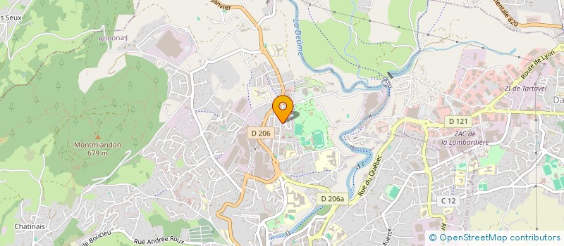 localisation de l'entreprise 389 599 853 à ROUSSILLON