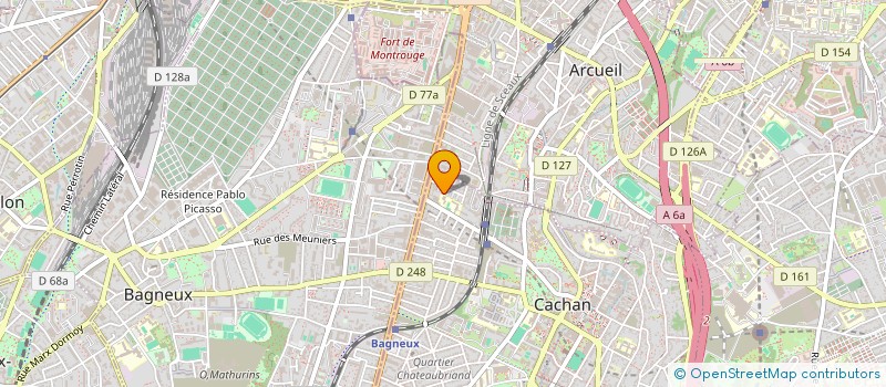 localisation de l'entreprise 389 613 886   CACHAN