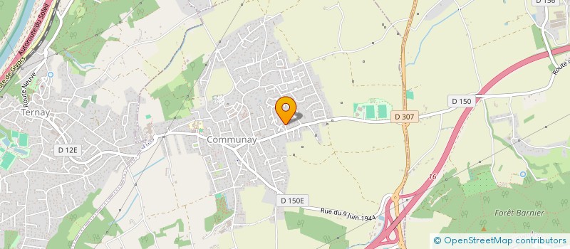 localisation de l'entreprise 389 705 187 à COMMUNAY