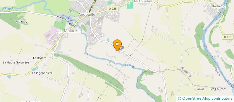 localisation de l'entreprise 389 805 367   ANDOUILLE