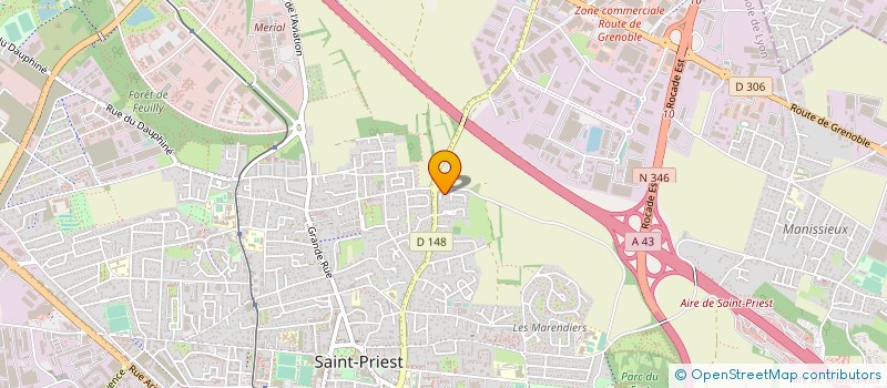 localisation de l'entreprise 389 833 138   SAINT-PRIEST