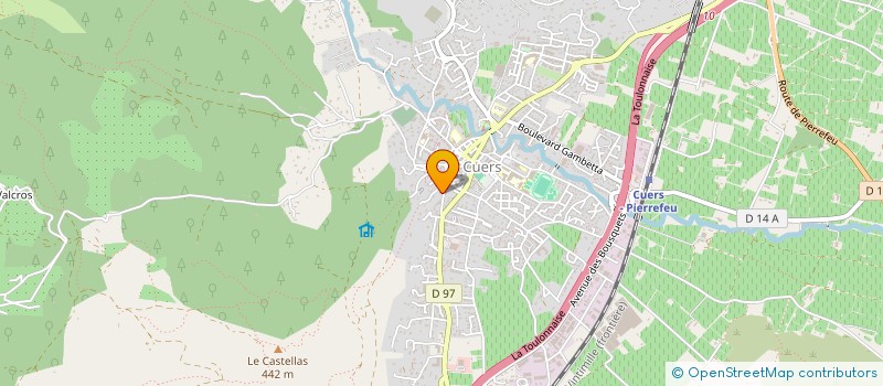 localisation de l'entreprise 389 858 812   CUERS
