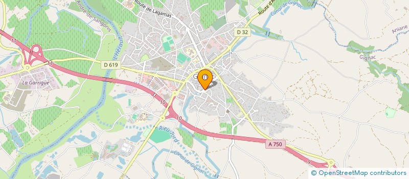 localisation de l'entreprise 389 889 494   GIGNAC