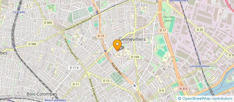 localisation de l'entreprise 389 ART SHOP à GENNEVILLIERS