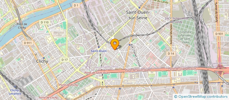 localisation de l'entreprise 39 AVENUE DES TERNES à SAINT-OUEN-SUR-SEINE