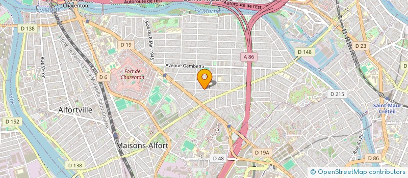 localisation de l'entreprise 39 BIS RUE CECILE  MAISONS-ALFORT