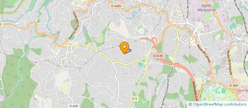 localisation de l'entreprise 39 CHEMIN SAINT MICHEL  GRASSE
