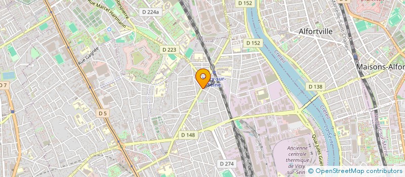 localisation de l'entreprise 39 IMMO  VITRY-SUR-SEINE