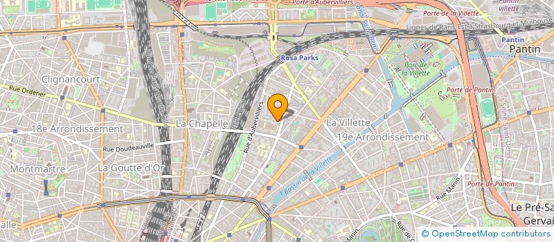 localisation de l'entreprise 39 J.J.  PARIS