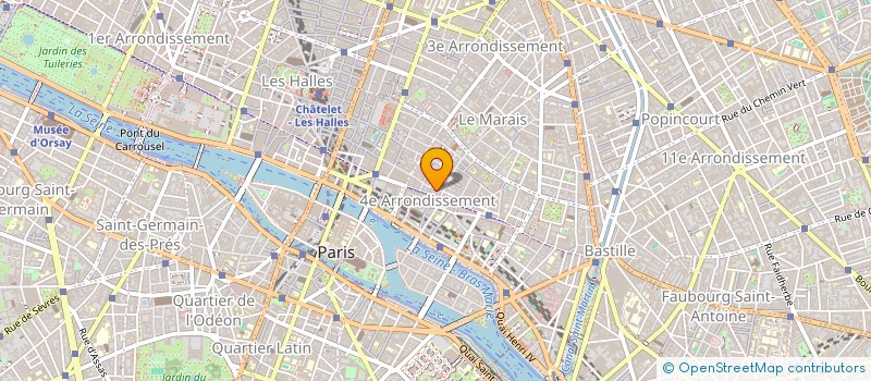 localisation de l'entreprise 39 RUE DU ROI DE SICILE 75104 PARIS  PARIS