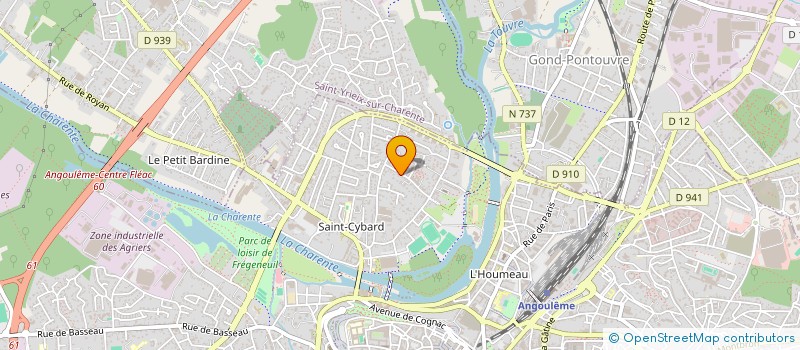 localisation de l'entreprise 390 096 568 à ANGOULEME