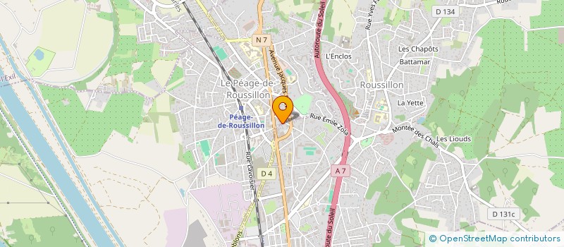 localisation de l'entreprise 390 144 236   LE PEAGE-DE-ROUSSILLON