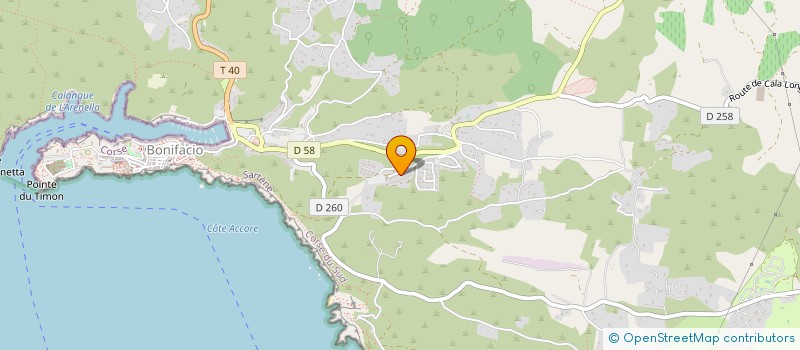 localisation de l'entreprise 390 159 499  à BONIFACIO