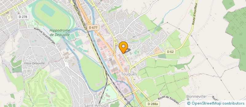 localisation de l'entreprise 390 168 870   TOUQUES