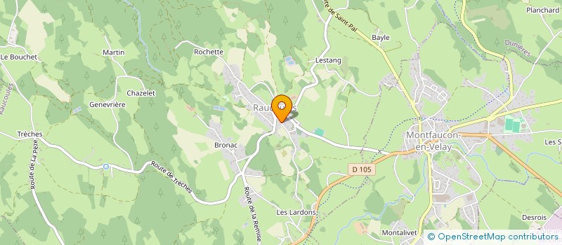 localisation de l'entreprise 390 313 328   LA CHAPELLE-D'AUREC