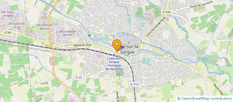 localisation de l'entreprise 390 385 813   L'ISLE-SUR-LA-SORGUE