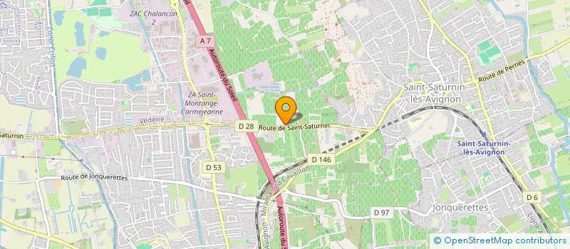 localisation de l'entreprise 390 464 568 à VEDENE