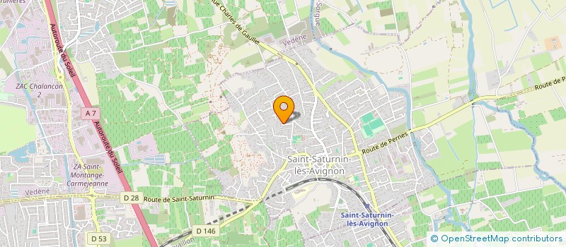 localisation de l'entreprise 390 536 936   SAINT-SATURNIN-LES-AVIGNON