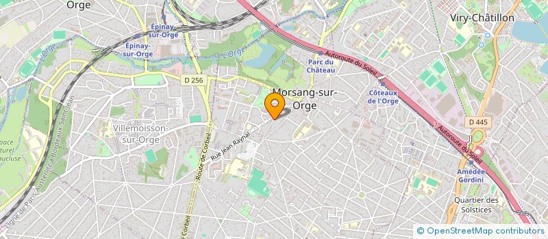localisation de l'entreprise 390 537 728 à MORSANG-SUR-ORGE