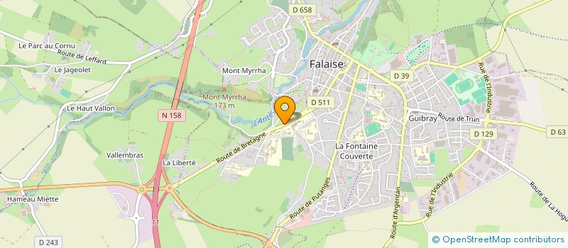 localisation de l'entreprise 390 648 145   FALAISE