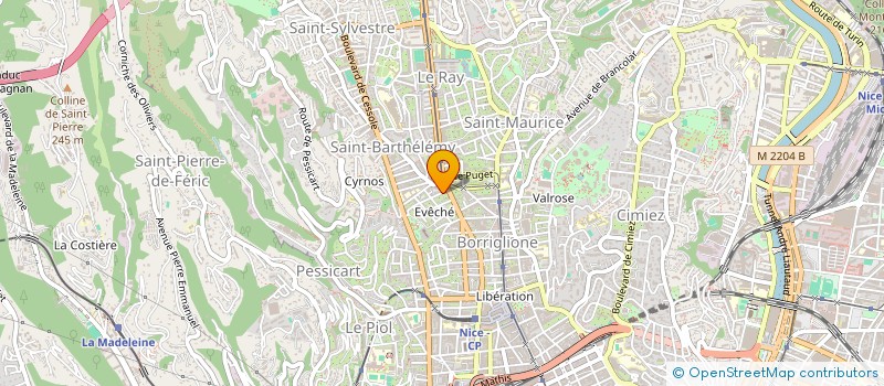 localisation de l'entreprise 390 657 625 à NICE