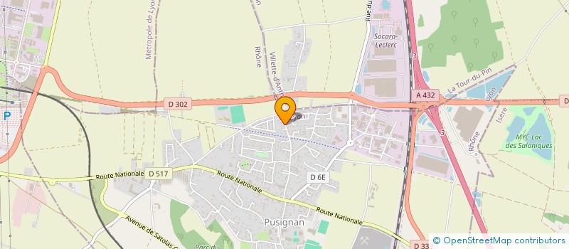 localisation de l'entreprise 390 695 146   PUSIGNAN