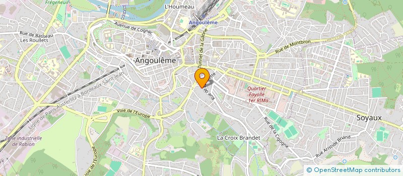 localisation de l'entreprise 390 753 390 à ANGOULEME