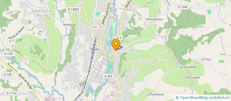 localisation de l'entreprise 390 785 251   OBJAT