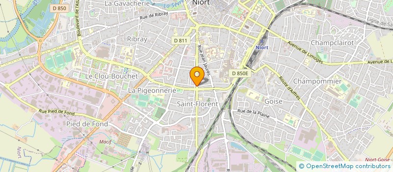 localisation de l'entreprise 390 785 673   NIORT