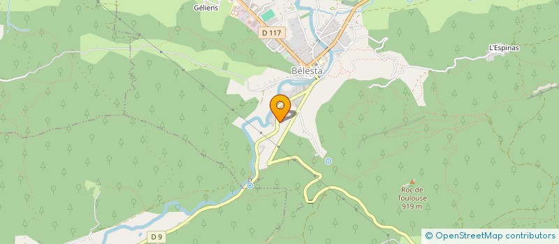 localisation de l'entreprise 390 807 006 à BELESTA