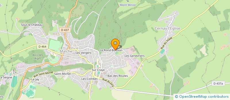 localisation de l'entreprise 391 042 249   MAICHE