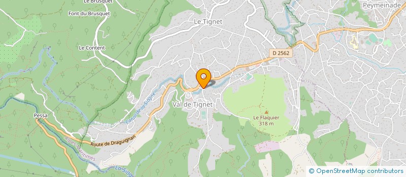localisation de l'entreprise 391 064 623 à LE TIGNET