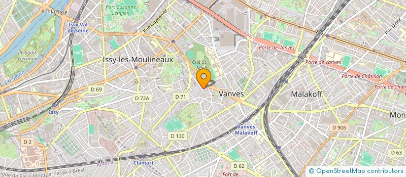 localisation de l'entreprise 391 082 070   VANVES