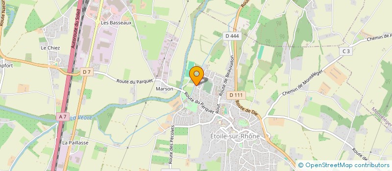 localisation de l'entreprise 391 088 101   ETOILE-SUR-RHONE