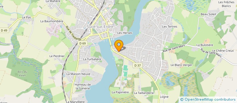 localisation de l'entreprise 391 091 246 à SUCE-SUR-ERDRE