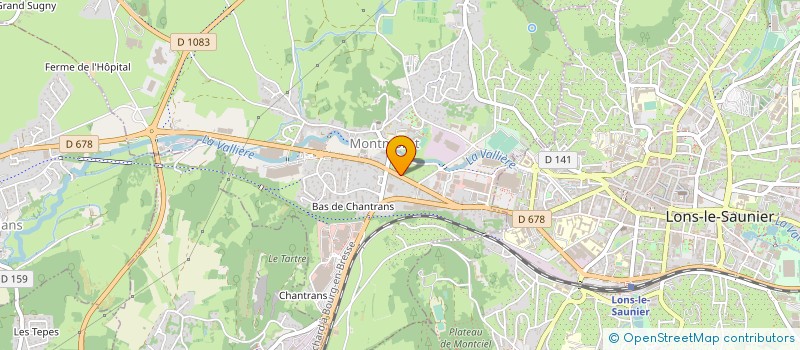 localisation de l'entreprise 391 115 581   MONTMOROT