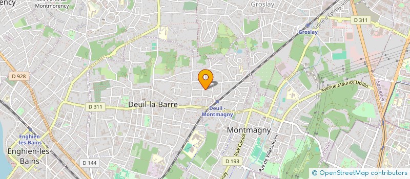 localisation de l'entreprise 391 222 551   DEUIL-LA-BARRE