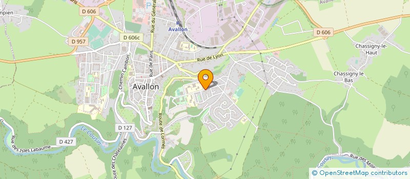 localisation de l'entreprise 391 224 169 à AVALLON