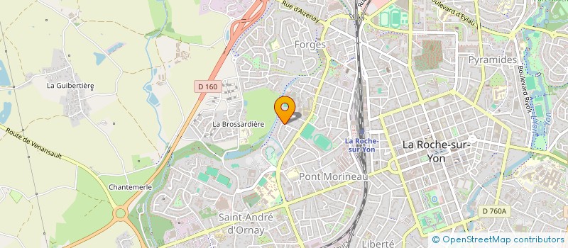 localisation de l'entreprise 391 299 666 à LA ROCHE-SUR-YON