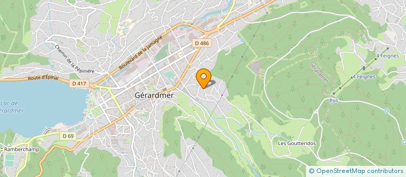 localisation de l'entreprise 391 402 948   GERARDMER