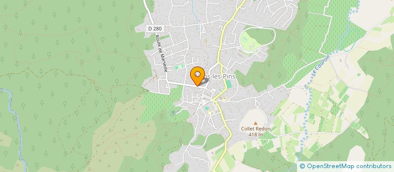 localisation de l'entreprise 391 454 501   NANS-LES-PINS