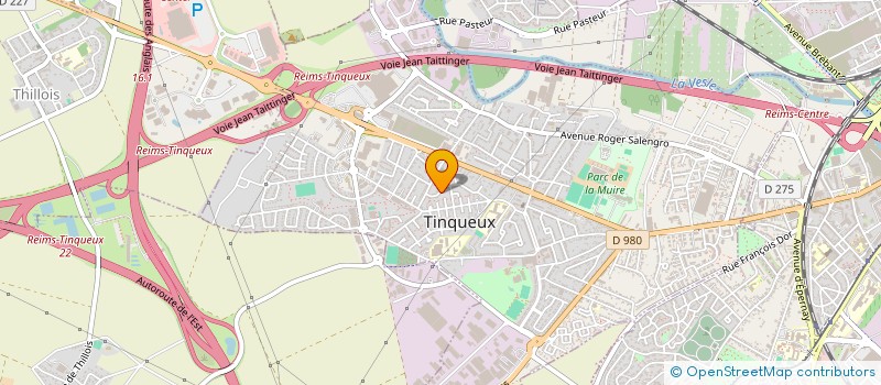 localisation de l'entreprise 391 556 057   TINQUEUX