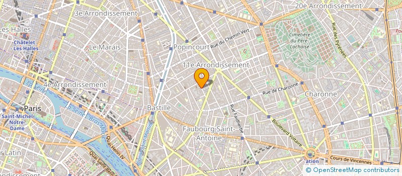 localisation de l'entreprise 391 630 977   PARIS
