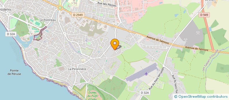 localisation de l'entreprise 391 673 035  à LES SABLES D'OLONNE