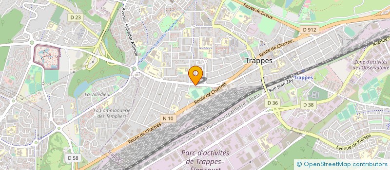 localisation de l'entreprise 391 738 325   TRAPPES