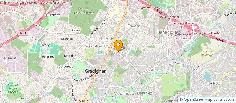 localisation de l'entreprise 391 740 420   SAUCATS